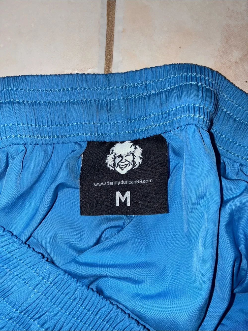 Danny Duncan 69 Athletic Shorts Men’s Size Medium Blue Drawstring